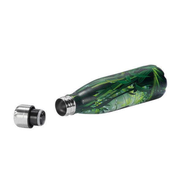 Step by Step Isolierte Edelstahl-Trinkflasche "Wild C