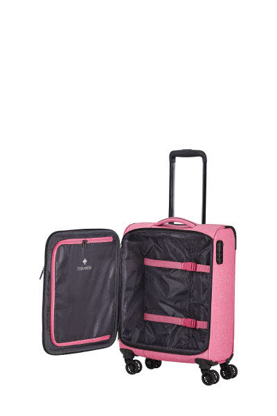 Travelite ADRIA 4w Trolley S, Rosa