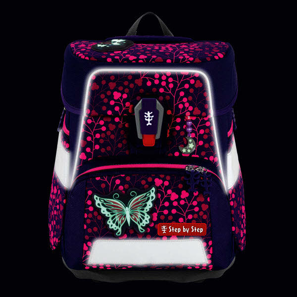 Step by Step SPACE SHINE Schulranzen-Set "Butterfly N Space