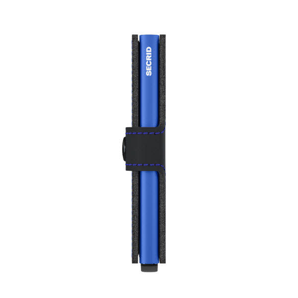 Secrid Miniwallet Matte Black & Blue