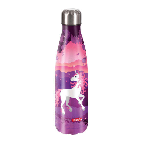 Step by Step Isolierte Edelstahl-Trinkflasche "Unicor