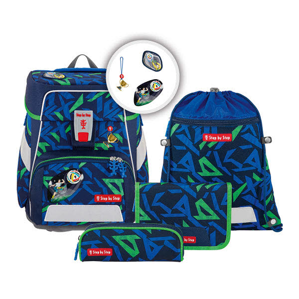 Step by Step SPACE Schulranzen-Set "Soccer Ben", 5-te Space