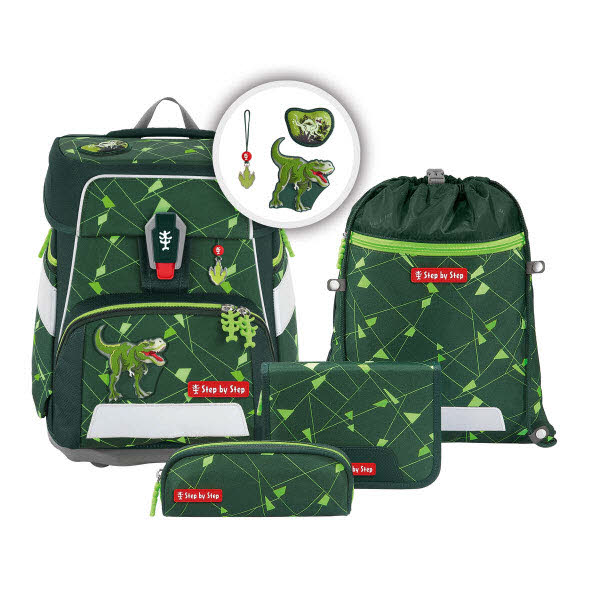 Step by Step SPACE SHINE Schulranzen-Set "Dino Night Space